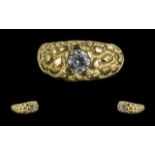 18ct Gold Attractive Single Stone Diamond Set Ring, marked 750 - 18ct to shank. Excellent setting