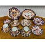 Collection of Royal Crown Derby Porcelain, comprising oval dish No. 2449 10'' diameter, four 8''