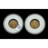 Queen Victoria 22ct Gold Young Head Shie