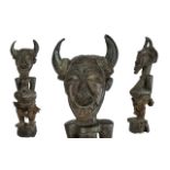 Antique Tribal Carving, Stylized Figure