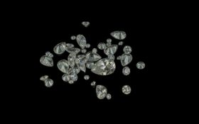 67ct Mixed Lot of CZ Stones, various sha