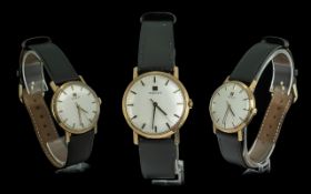 Tissot - Gents 9ct Gold Cased Manual Win