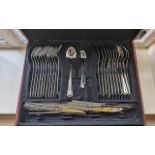 Steinbach Boxed Canteen of Cutlery, setting for six in wooden fitted box.