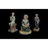 Three Royal Doulton Limited Edition Advertising Figures, comprising Coca-Cola Bathing Belle, No.