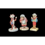 Three Royal Doulton Limited Edition Advertising Figures, comprising PG Tips 'Ada',