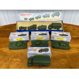 Dinky Super Toys Die Cast Models, Five sets to include 699 gift set military vehicles (1),