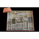 Sambonet Six Setting Italian Design Cutlery Set all pieces marked and in very good condition.