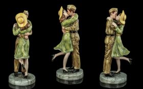 Royal Doulton - Prestige Hand Painted Ltd and Numbered Edition Porcelain Figure ' The Hero Returns