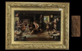 A. Mackinnon, 19th/20th century, Large Fantasy Painting, oil on canvas.