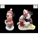 Walt Disney Classic Collection Mickey Mouse 'Fireman to the Rescue' Figure,