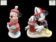 Walt Disney Classic Collection Mickey Mouse 'Fireman to the Rescue' Figure,