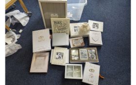Large Box of Wedding Items & Accessories, including Mr & Mrs Photo Frame,