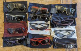 Collection Of Sungalsses - 12 Pairs of fashion sunglasses.