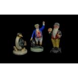 Three Royal Doulton Limited Edition Advertising Figures, comprising 'Pick up a Penguin' No.