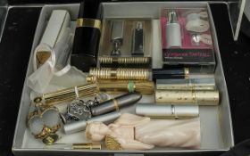 Box of Collectible Perfume Bottles, including Balmain, Chanel,