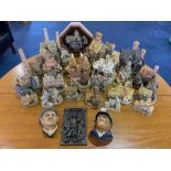 Large Collection of Lilliput Lane Cottages, churches, pubs, etc. All unboxed. Approx.