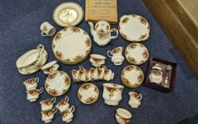 Royal Albert Old Country Roses Tea & Coffee Services, comprising a 20 piece tea set,