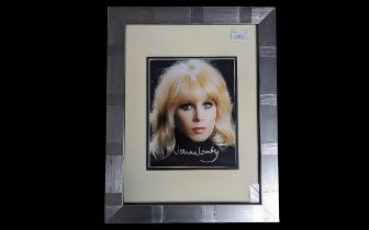 Signed Photograph of Joanna Lumley, in t