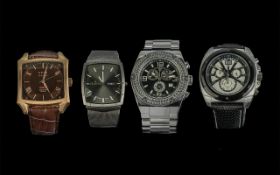 4 Gents Fashion Watches, comprising an a