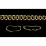 18ct Gold Good Quality Curb Bracelet. Ma