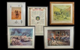 Collection of Prints Depicting the Iraq War, including signed Limited Edition Print No.