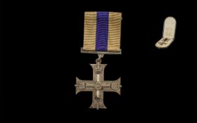 Military Cross Awarded By George V.