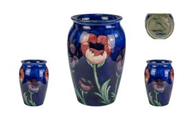 William Moorcroft Signed Superb Quality Tubelined Vase,