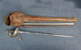 Officer's Cavalry Sword, 1912 Pattern complete with Parade and Field Scabbards.