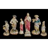 A Pair of French Figures by Jacob Petit, circa 1860's,