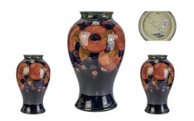 William Moorcroft Superb Quality Large Signed Tubelined Vase of Baluster Form, with high shoulders,
