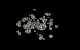 67ct Mixed Lot of CZ Stones, various shapes.