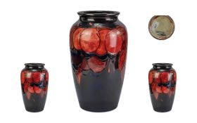 William Moorcroft Superb Quality Signed 'Wisteria' Design Large Vase,