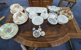 A Small Mixed Lot of Pottery to include, a Paragon tea service, Wedgwood trinket dish,