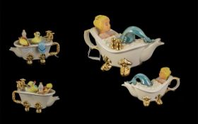 The Teapottery Limited Edition Mermaid Teapot,