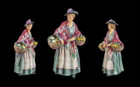 Royal Doulton Early Hand Painted Figure ' Romany Sue ' HN1757. Designer L. Harradine. Issued