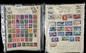 Stamp Interest - A collection of early rare USA Presidents stamps,