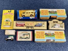 Collection of Die Cast Models, comprising two Vintage Model Vehicle Advertyising Vans,