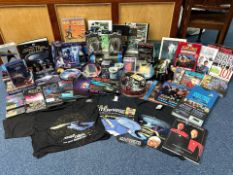 Star Trek Interest - Collection of Star Trek books, magazines, figures including original Spock, t-
