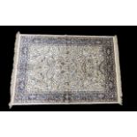 Iron Ground Full Pile Cashmere Rug 'Tree of Life', measures 170 x 120.