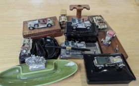 Nine Unboxed Matchbox 'All that Glitters' Models Of Yesteryear Lesney Giftware/Souvenirs, including: