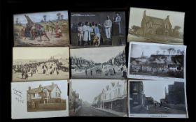 Large Antique Postcard Album Full of Postcards, Early 20th Century Post Cards In an Album,