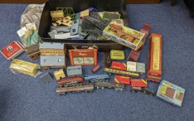 Railway Interest - Suitcase Full of Hornby 00 Gauge, tracks, accessories, stations, bridges, rolling
