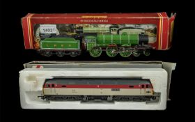 Hornby Railway 00 Gauge Scale Model LNER Class B17, boxed, together with a Lima model Royal Army