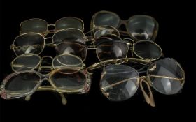 Collection of Vintage Pairs of Glasses & Sunglasses, comprising a pair of Prada sunglasses, Robert