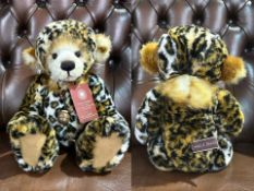 Charlie Bear 'Surabhi' No. CB125151. Charlie Bears CB125151 Surabhi Leopard teddy bear, from the