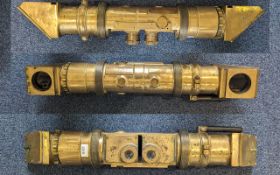 Brass Military Ship's Spotting Telescope by Barr & Stroud, heavy instrument Stereoscopic Spotting