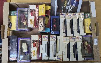 Quantity of Die Cast Models, comprising Days Gone, Lledo, Atlas, Corgi, 20 in total. Includes Jaguar