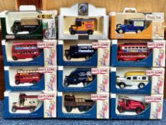 Collection of Lledo Days Gone Die Cast Models, boxed, 12 in total.