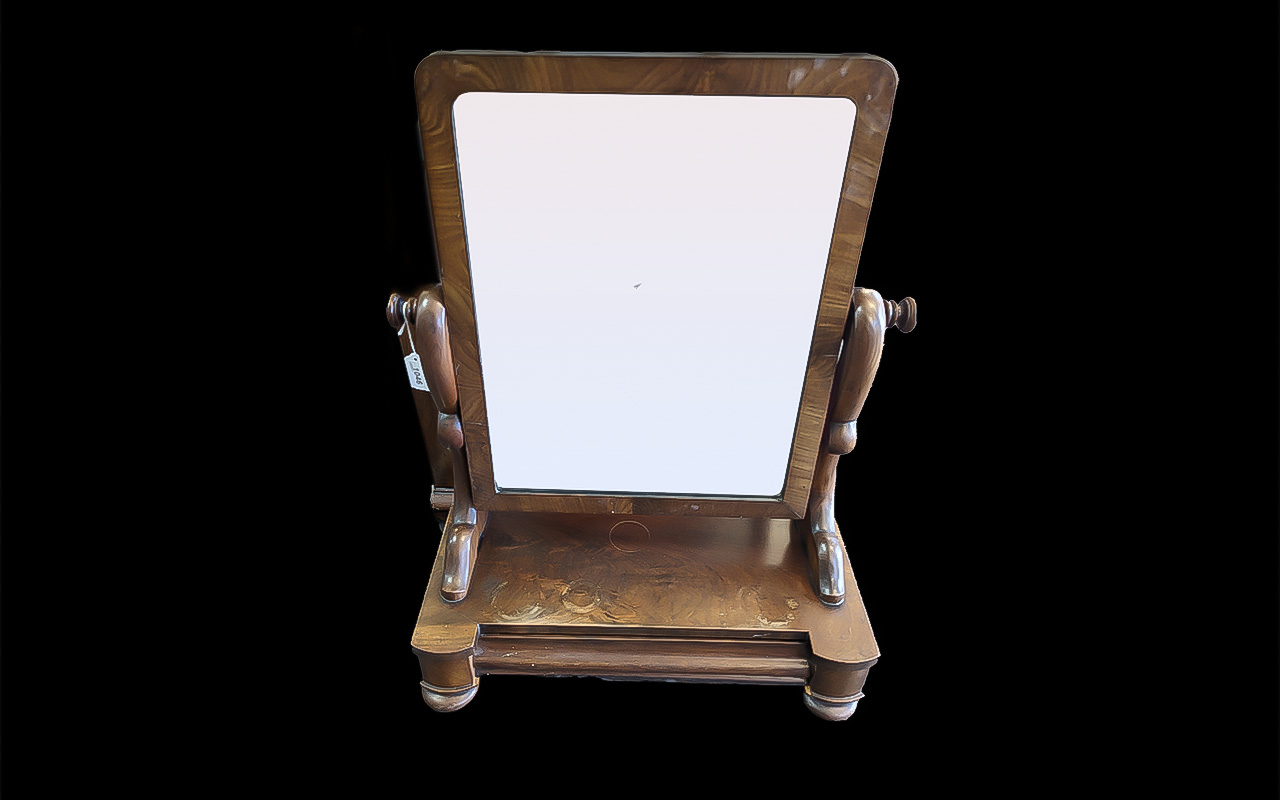 Dressing Table Mirror, swivel, small hid - Image 2 of 2