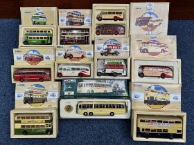 Collection of Corgi Classics Coach & Bus Die Cast Models, including AEC Regal Western Welsh,